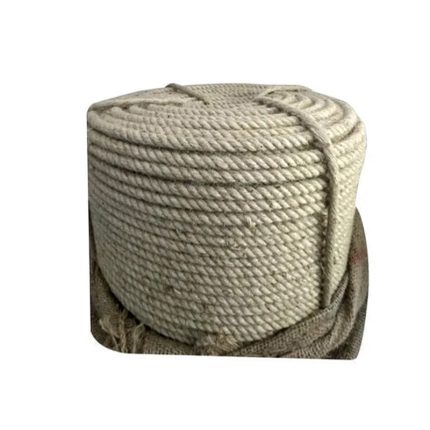 A natural fiber rope made from high-quality jute fibers, known for its grey color and various applications in crafting, DIY projects, macrame, home decor, and gardening.