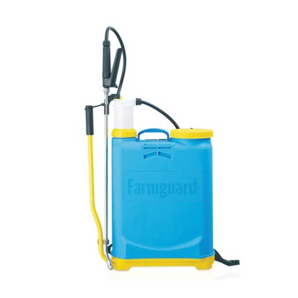 This sprayer is equipped with a nozzle and a reservoir for holding and spraying insecticide solutions. It is commonly used in pest control and gardening to target and eliminate insects and pests.