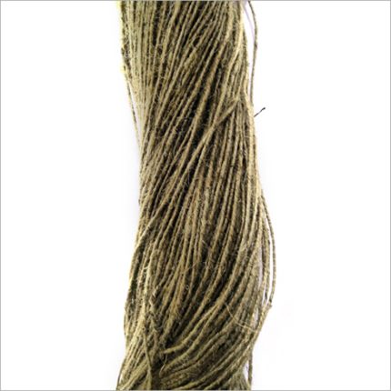 Jute brown twine - a thin and lightweight twine made from natural jute fibers, known for its brown color and versatile use in crafting, gift wrapping, gardening, and various decorative applications.