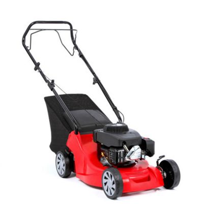 This agricultural lawn mower is a heavy-duty machine designed to handle larger areas and tougher grasses found in agricultural settings.