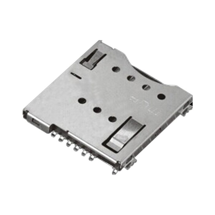 Mup C792 6 Pin Simcard Holder - A 6-Pin Sim Card Holder With The Model Number Mup C792, Suitable For Sim Card Storage And Installation.