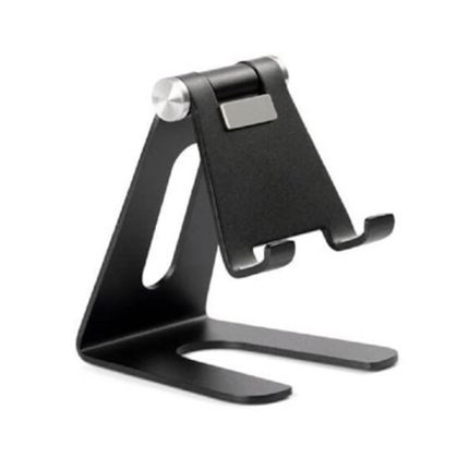 Plastic Folding Mobile Stand - A foldable mobile stand made of plastic material, providing easy portability and stability for smartphones.