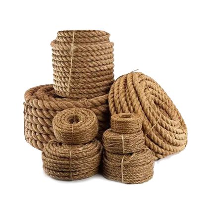 Durable and robust ropes made from natural abaca fibers derived from the Manila hemp plant, known for their exceptional strength and toughness, suitable for heavy-duty applications.