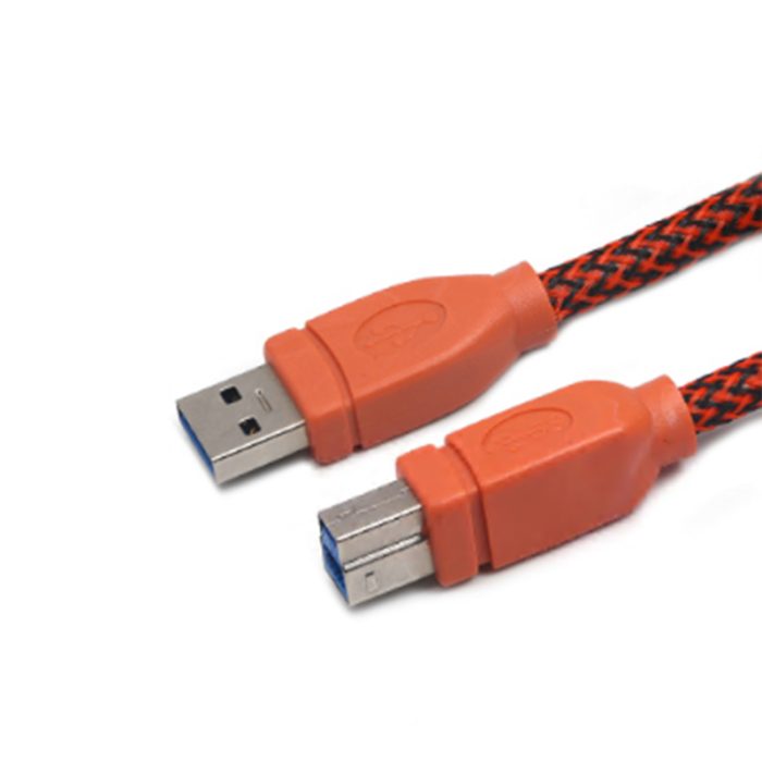 Usb 3.0 A Male To B Male Cable - This Cable Features A Usb 3.0 Type-A Male Connector On One End And A Usb 3.0 Type-B Male Connector On The Other End.