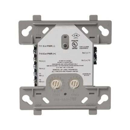 White Fcm-1 Notifier Control Module - A control module with the FCM-1 model from Notifier, designed for fire alarm systems.