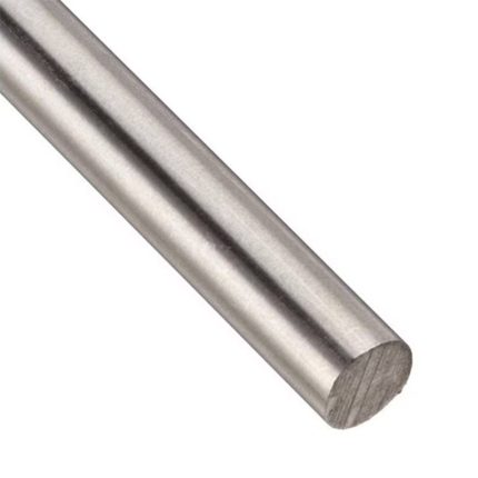 A slender 4mm diameter soft iron rod with a silver coating, suitable for various construction applications such as reinforcement.