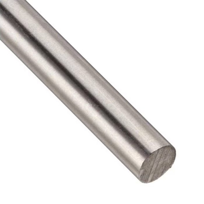 A Slender 4Mm Diameter Soft Iron Rod With A Silver Coating, Suitable For Various Construction Applications Such As Reinforcement.