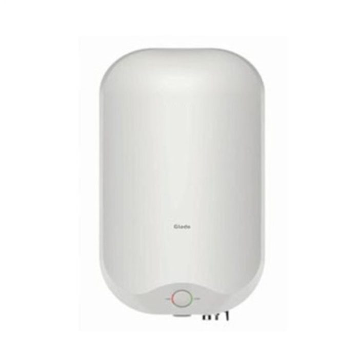 The White V-Guard Water Heater With A 10-Liter Capacity Is A Compact And Efficient Appliance Designed To Provide Hot Water For Daily Use In Homes And Offices.