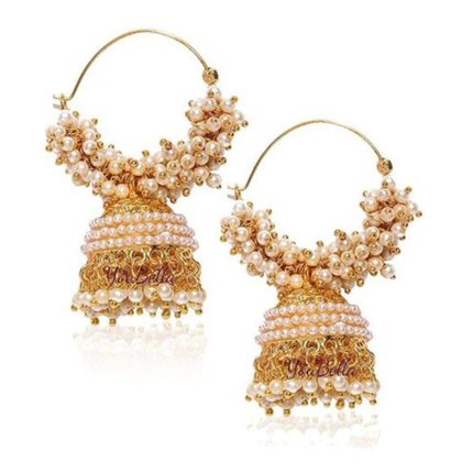 Party_Fashion_Jewellery_Gold_Plated_Pearl_Jhumka_Earings_For_Women
