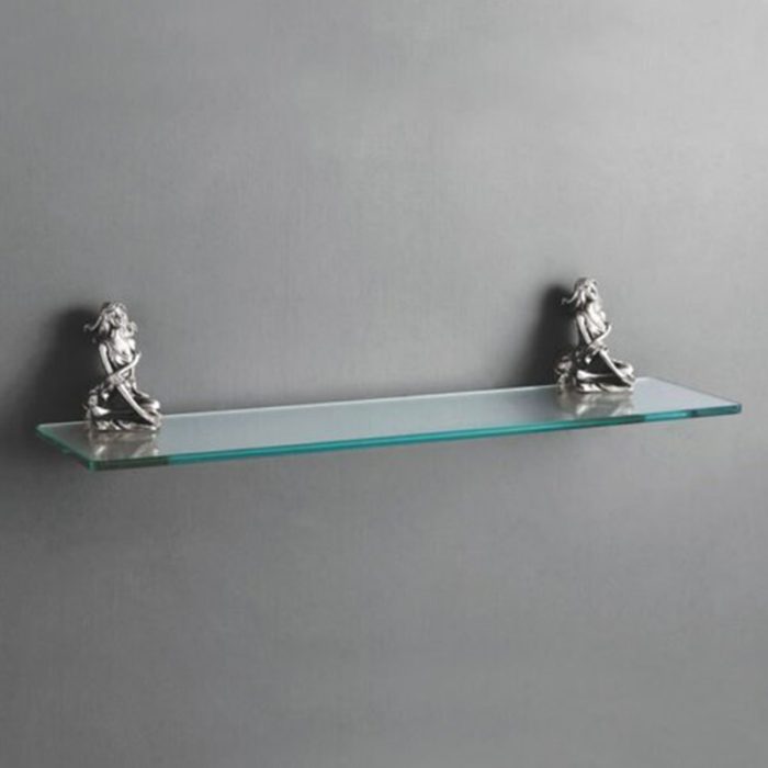 Wall Mounted Glass Shelf For Bathroom Fittings